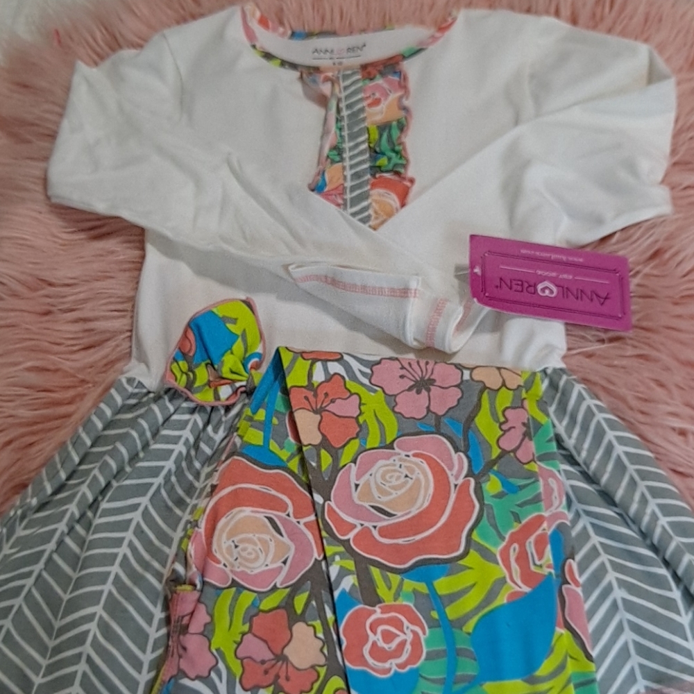 NWT SZ 9-10 Ann Loren matching set